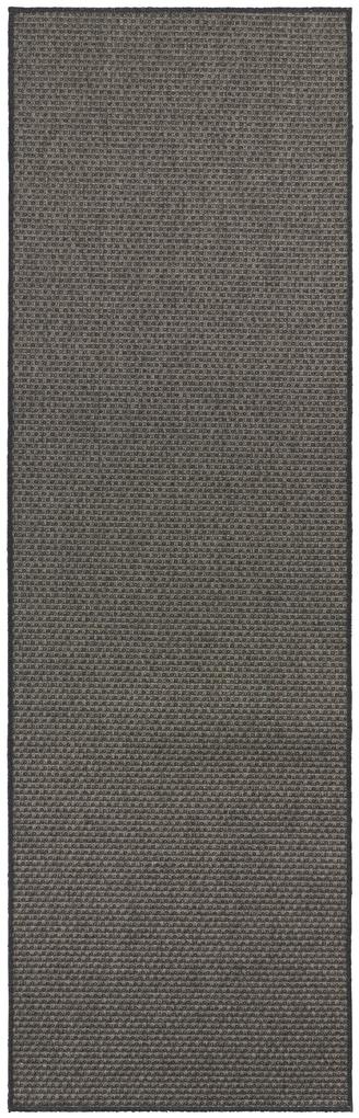BT Carpet - Hanse Home koberce Behúň Nature 104274 Grey – na von aj na doma - 80x150 cm