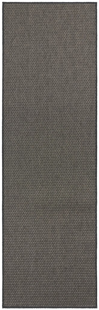 BT Carpet - Hanse Home koberce Behúň Nature 104274 Grey – na von aj na doma - 80x450 cm