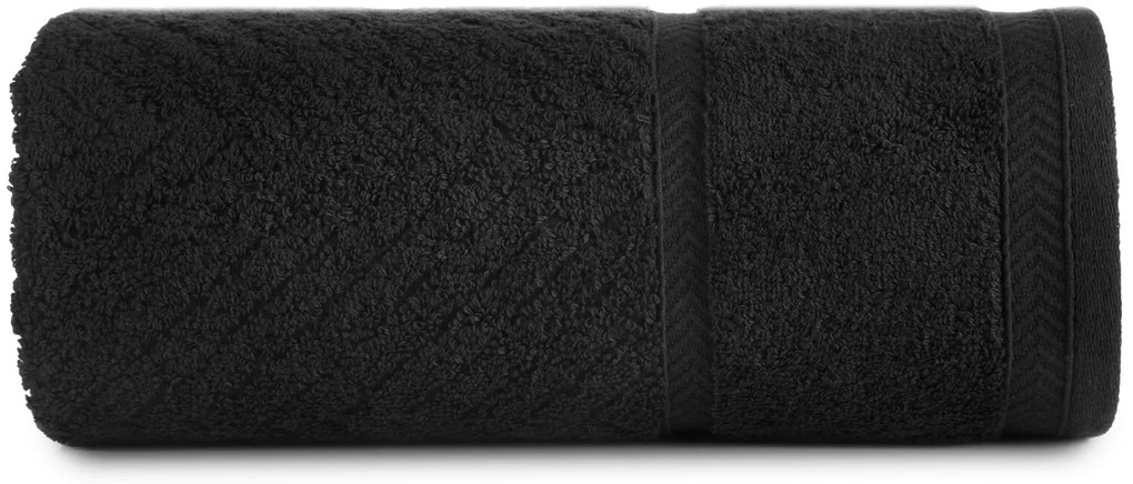 BAVLNENÝ UTERÁK KALIA6 50X90 CM ČIERNA