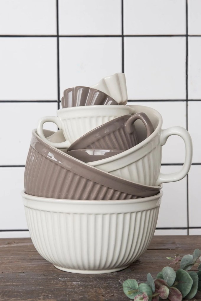 Ib Laursen Keramická misa Mynte Butter Cream Veľkosť S