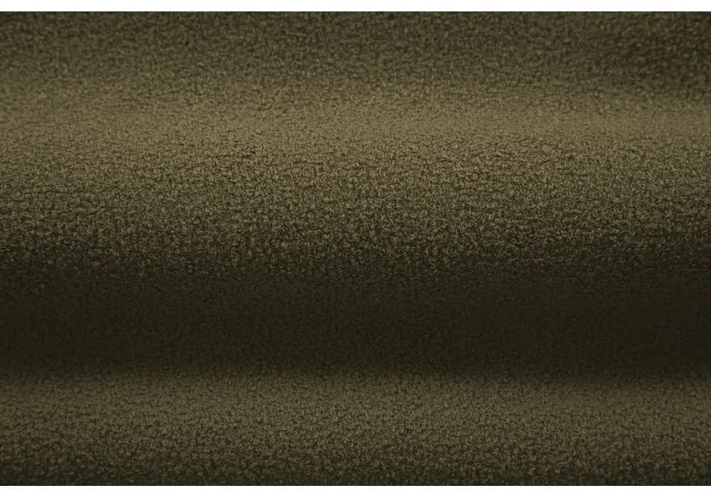 Zelené kreslo z textílie buklé Jenny – Micadoni Home