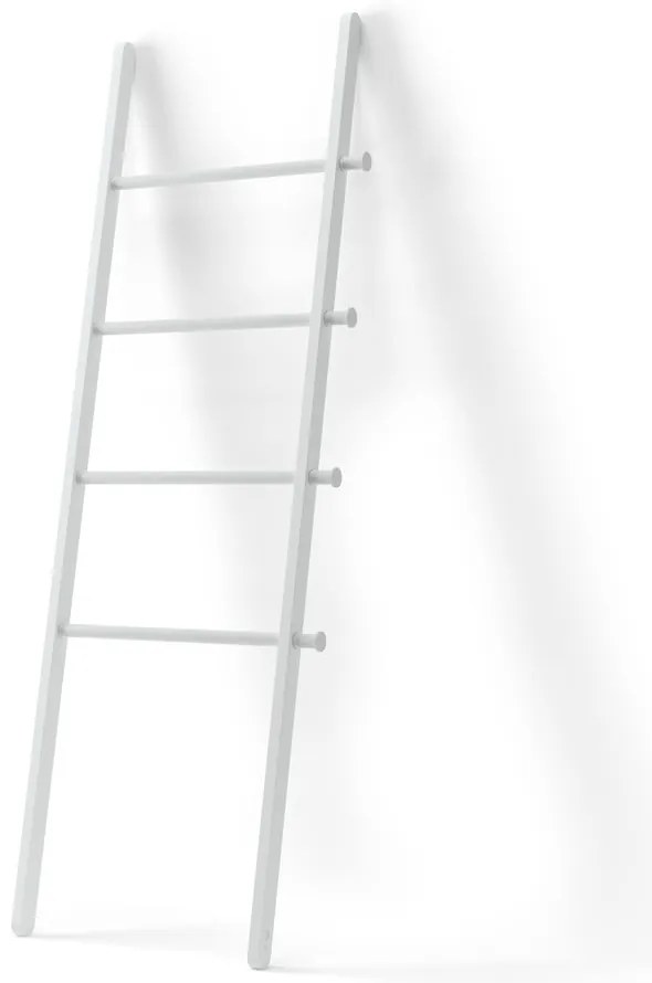 Biely dekoratívny rebrík z topoľového dreva Leana - Umbra