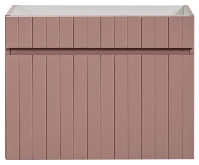 Závesná skrinka pod umývadlo Iconic 60 cm ružová