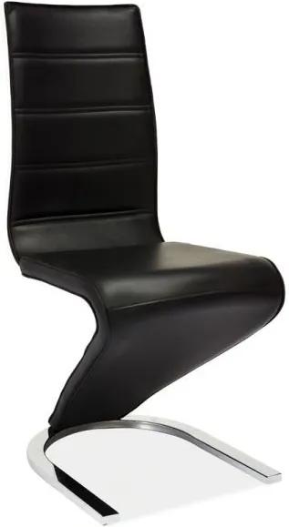 SIGNAL Jedálenská stolička H-669 Farba: čierna/biela