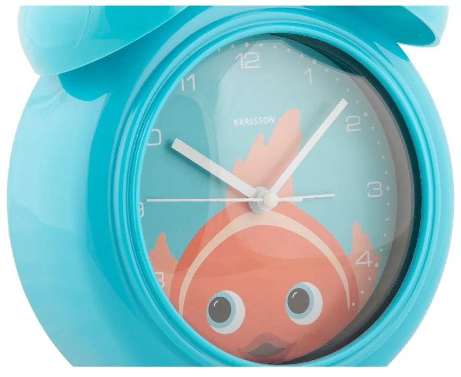 Detský budík ø 15 cm Peekaboo Goldfish – Karlsson