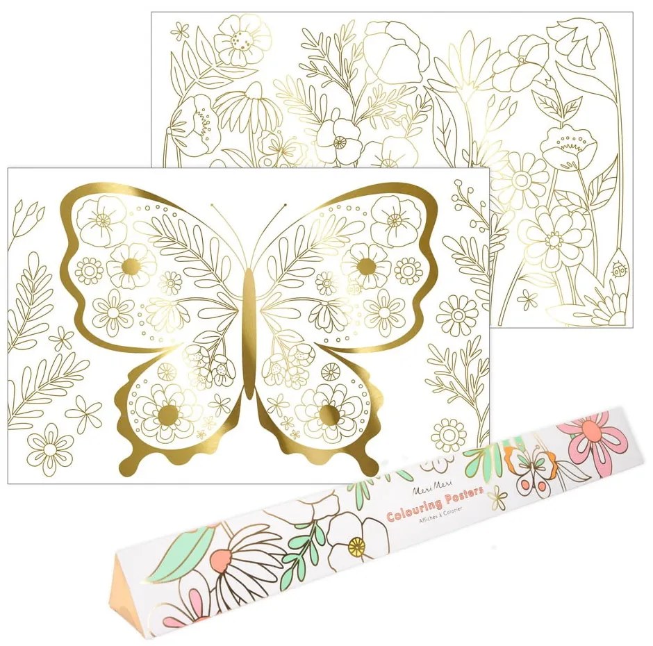 Omaľovánky Butterfly – Meri Meri