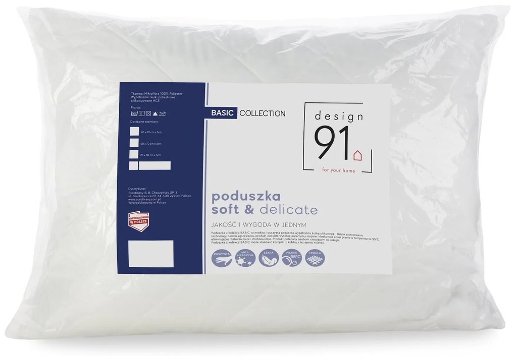 VANKÚŠ 70X80 CM BIELA