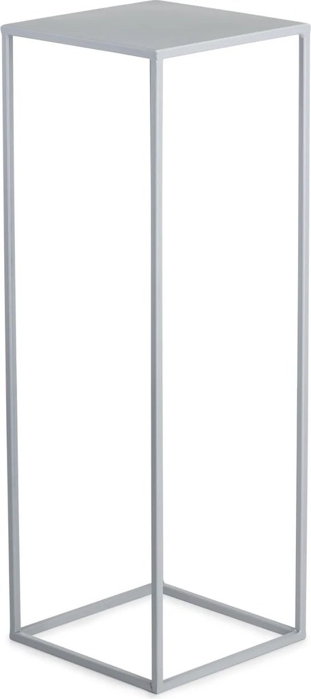 STOJAN NA KVETINÁČ SIMPLE 70X24X24 CM SIVÁ