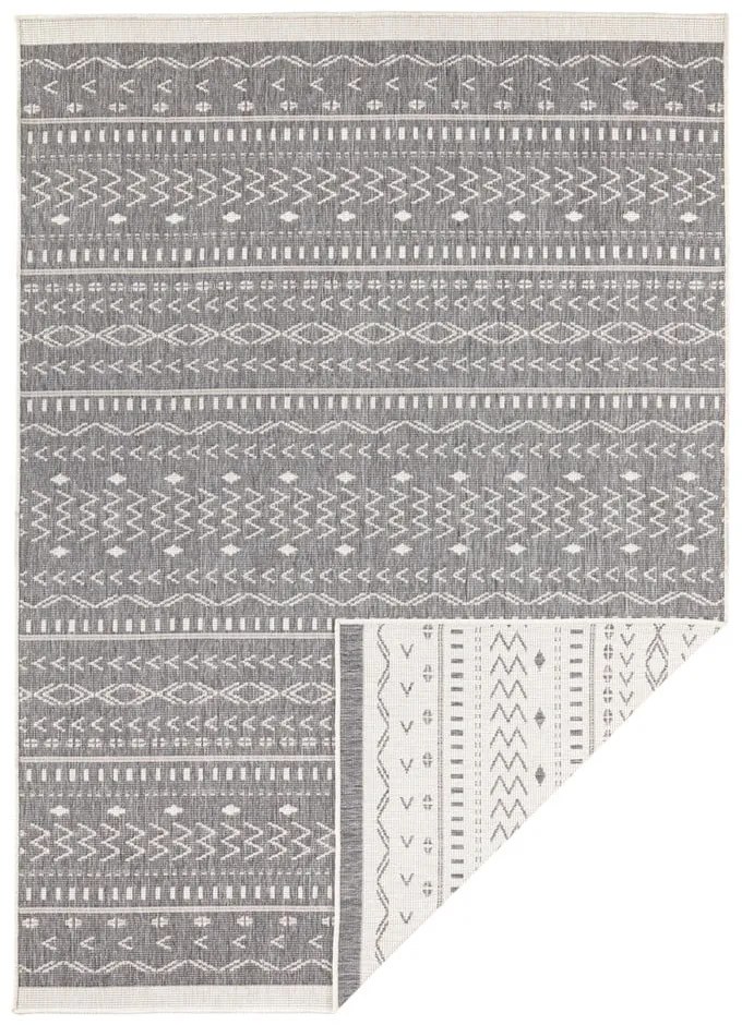 Sivo-krémový vonkajší koberec NORTHRUGS Kuba, 290 x 200 cm