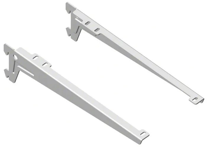 Nosníky ANGLE pre ELEMENT SYSTEM sada 2 ks, hĺbka 380 mm, farba biela