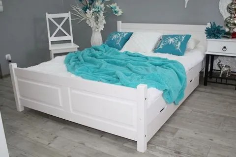OVN posteľ LENA biela 140x200cm+rošt