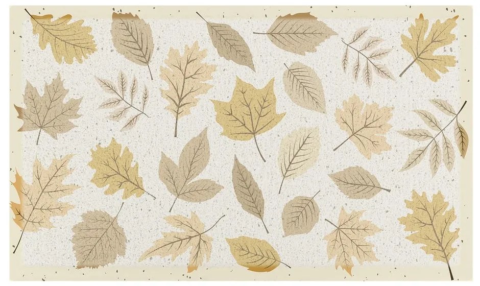Rohožka 40x70 cm Autumn Neutral Leaves – Artsy Doormats