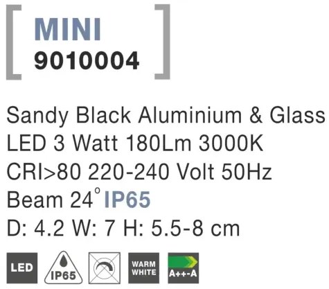 Vonkajšie LED lampa Mini