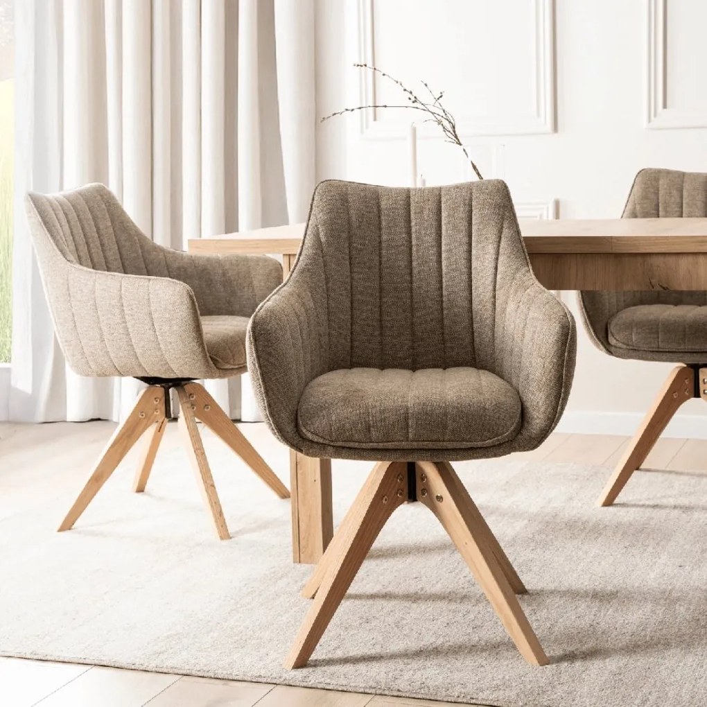 PROXIMA.store - Otočná jedálenská stolička LEMON FARBA: béžová