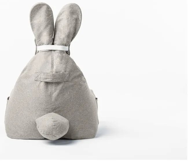 Béžový detský sedací vak The Brooklyn Kids Funny Bunny