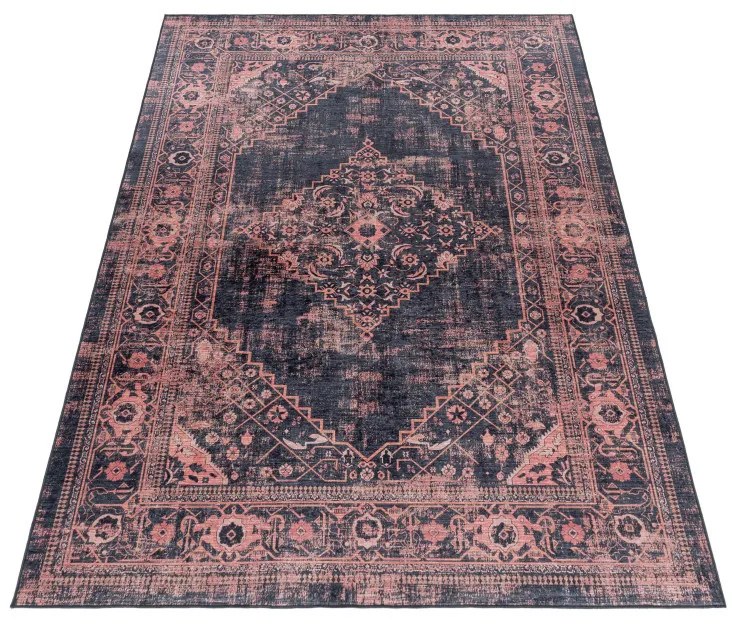 Ayyildiz, Kusový koberec Fiesta 4301 red, 80x250, červená, chodba / predsieň