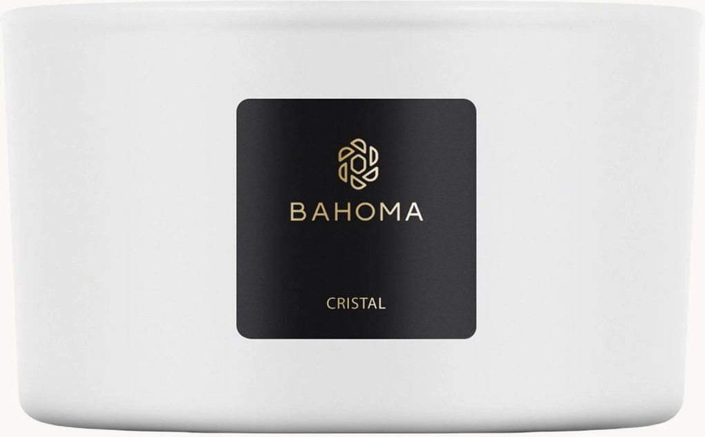 Vonná sviečka's 3 knôtmi Cristal (Marine, Citrus, Green)