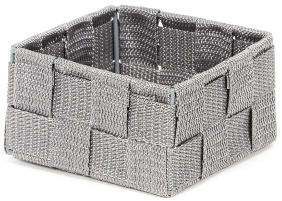 Compactor Úložný organizér do zásuvky Compactor TEX - košík S, 12 x 12 x 7 cm, sivý, S