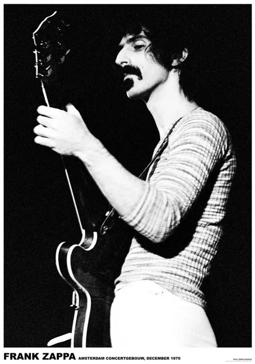 Plagát, Obraz - Frank Zappa - Amsterdam ’70, (59.4 x 84 cm)