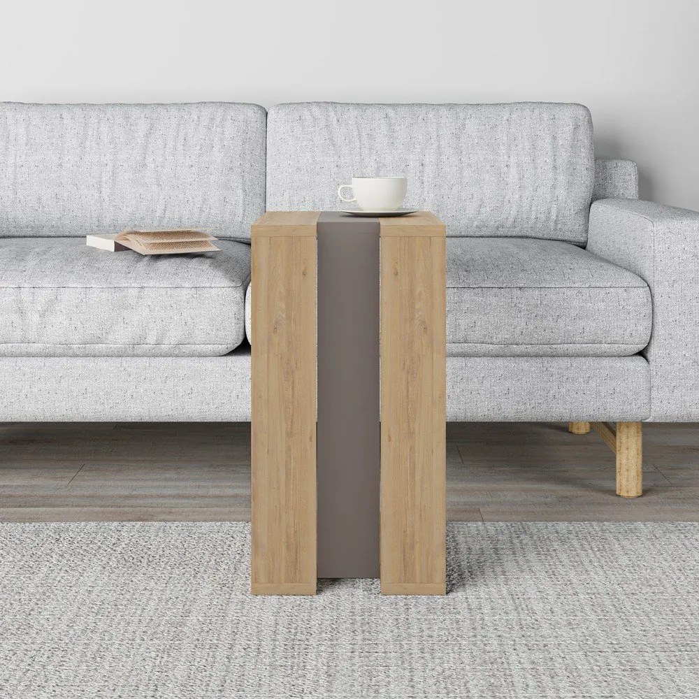 Odkladací stolík v dekore duba 40x30 cm Macha – Marckeric