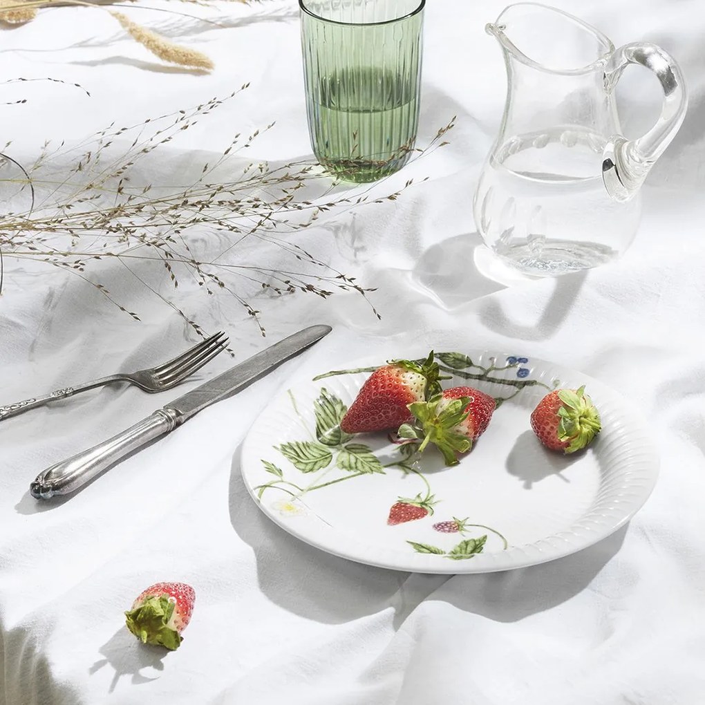 KÄHLER Porcelánový tanier Hammershøi Summer Berries  22 cm