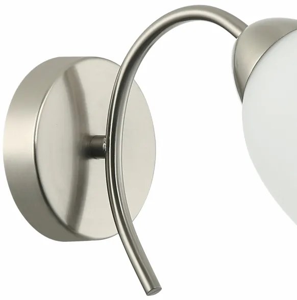 Nástenné svietidlo DONNA 1xE27/60W/230V nikel