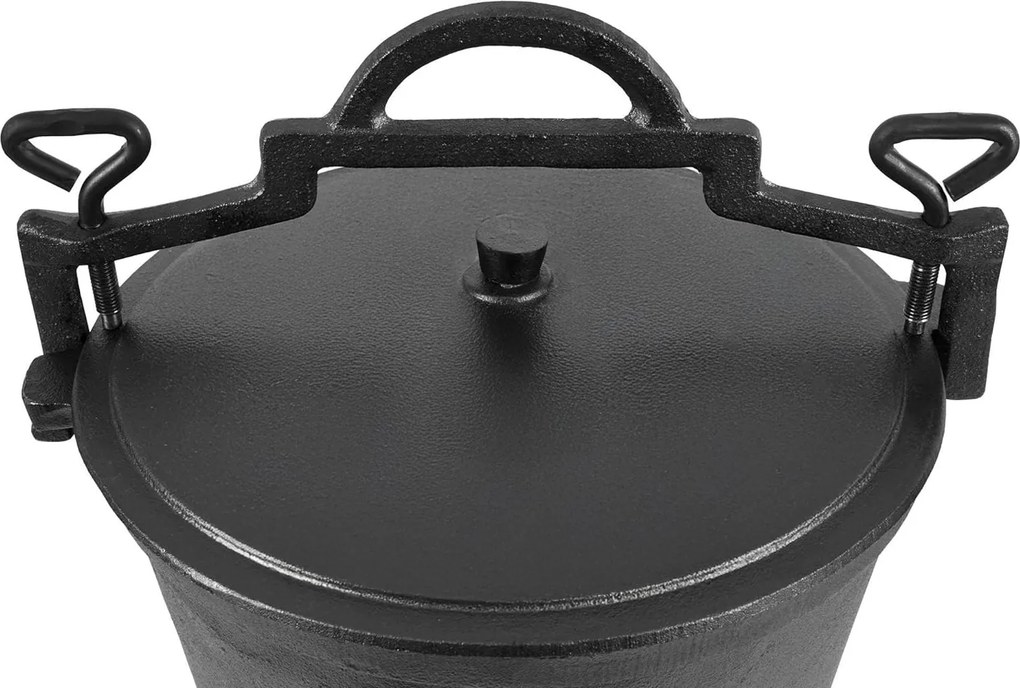 Litinový kotlík KESEL 8 L černý