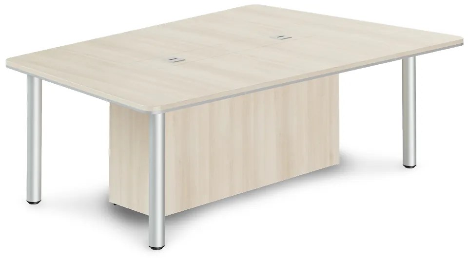 Konferenčný stôl TopOffice Premium I 240 x 162,5 cm, agát svetlý