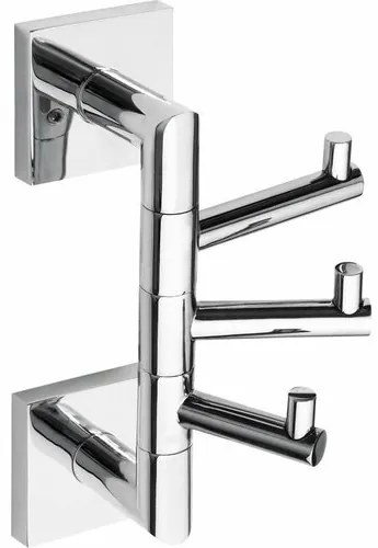 SAPHO XQ204 X-Square trojháčik otočný, chrómchróm