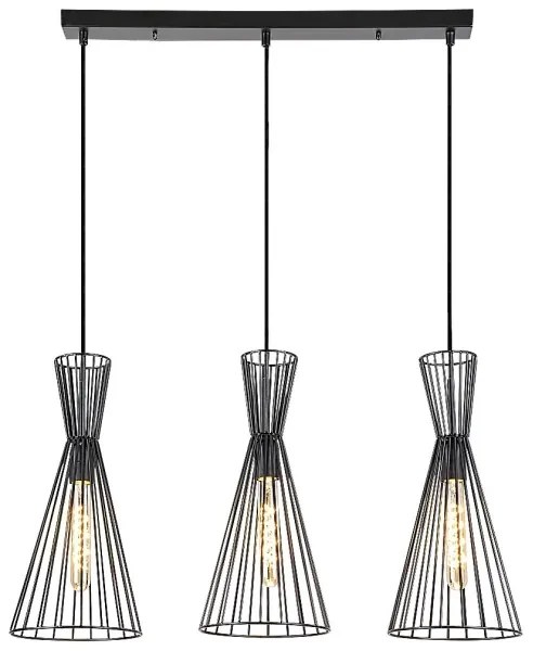 Rabalux 72006 - Luster na lanku LEANDROS 3xE27/60W/230V