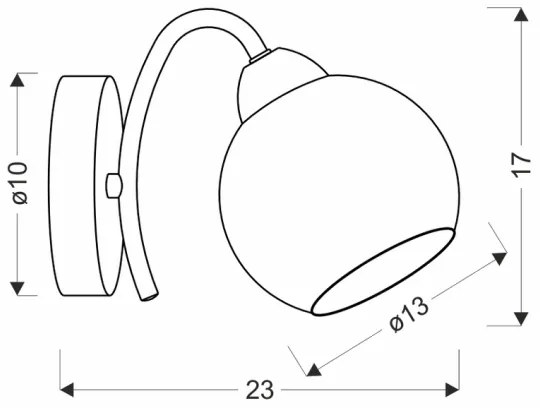 Nástenné svietidlo NESTOR 1xE27/40W/230V mosadz