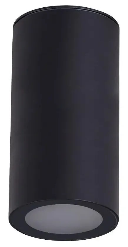 Minimalistické bodové svietidlo Rotor IP65 čierna