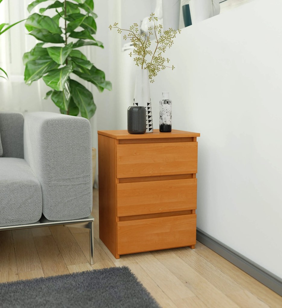 Nočný stolík Contragolpe (jelša). Akcia -23%. Vlastná spoľahlivá doprava až k Vám domov. 1117461