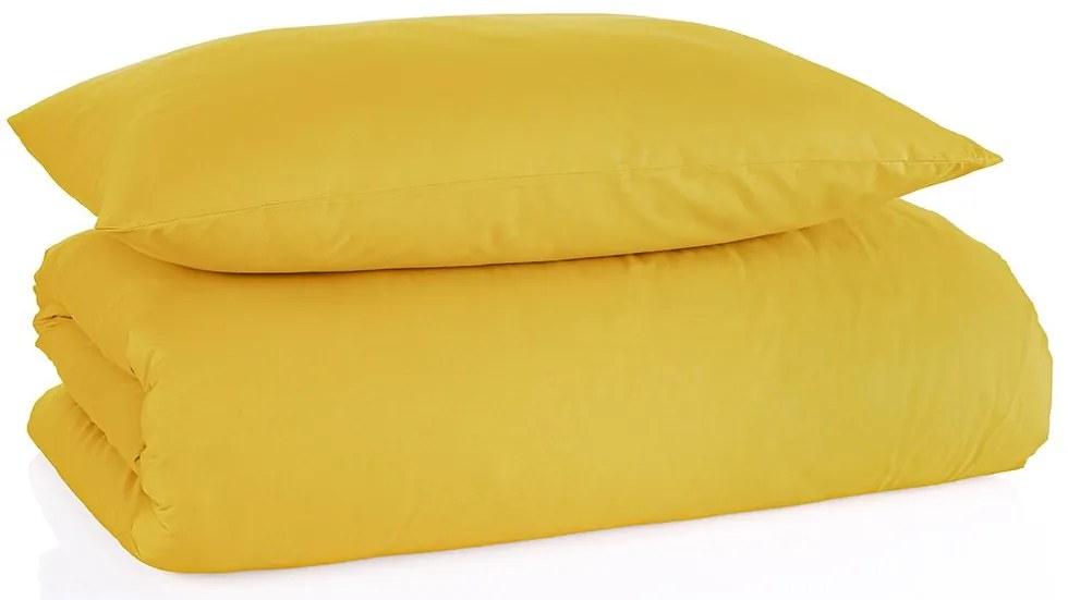 Bavlnené jednofarebné posteľné obliečky BedTex Exclusive Collection - horticové - 100% bavlna - 70 x 90 cm + 140 x 200 cm