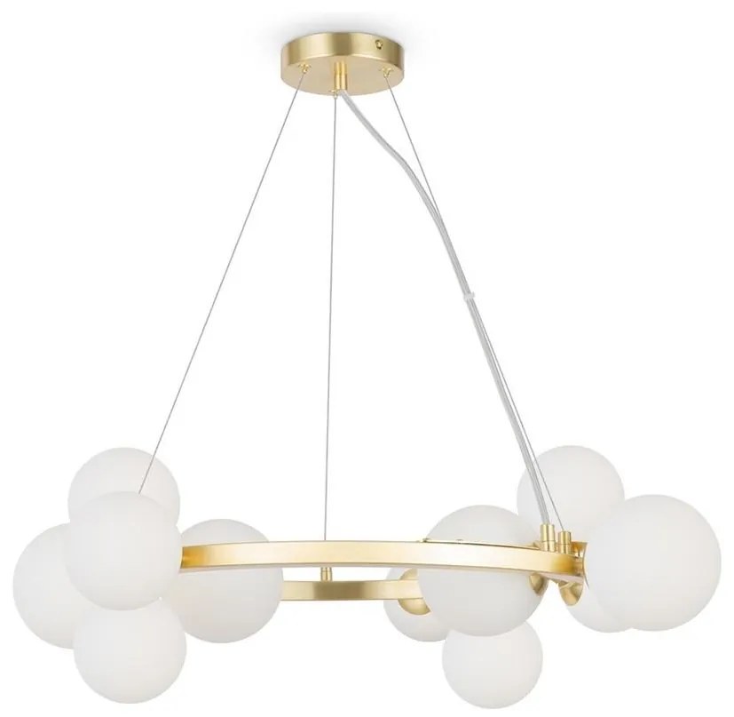 Maytoni MOD545PL-11BS - Luster na lanku DALLAS 11xG9/28W/230V zlatá