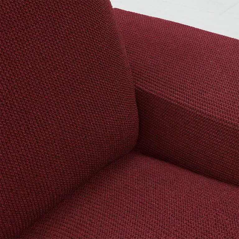 Super strečové poťahy HARMONIA bordó kreslo (š. 70 - 110 cm)