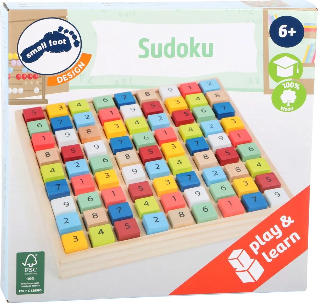 Společenská hra SUDOKU vícebarevná