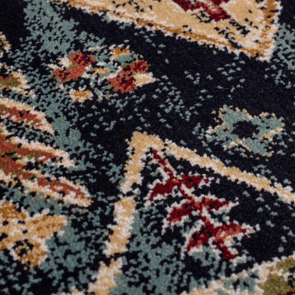 Flair Rugs, Kusový koberec Sincerity Royale Gillingham Blue, 120x170, modrá, obývacia izba