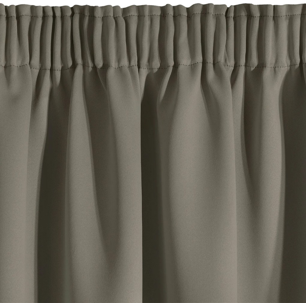 ZATEMŇOVACÍ ZÁVES NA PÁSKE BLACKOUT 135X270 CM TMAVOBÉŽOVA