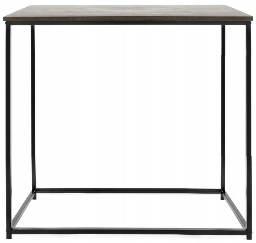 Tutumi Konzolový stolík 76 × 60 cm KALLIS čierny