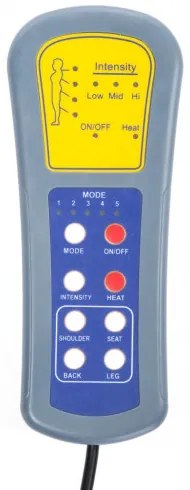 vidaXL Elektrické sklápacie masážne kreslo krémové umelá semišová koža-