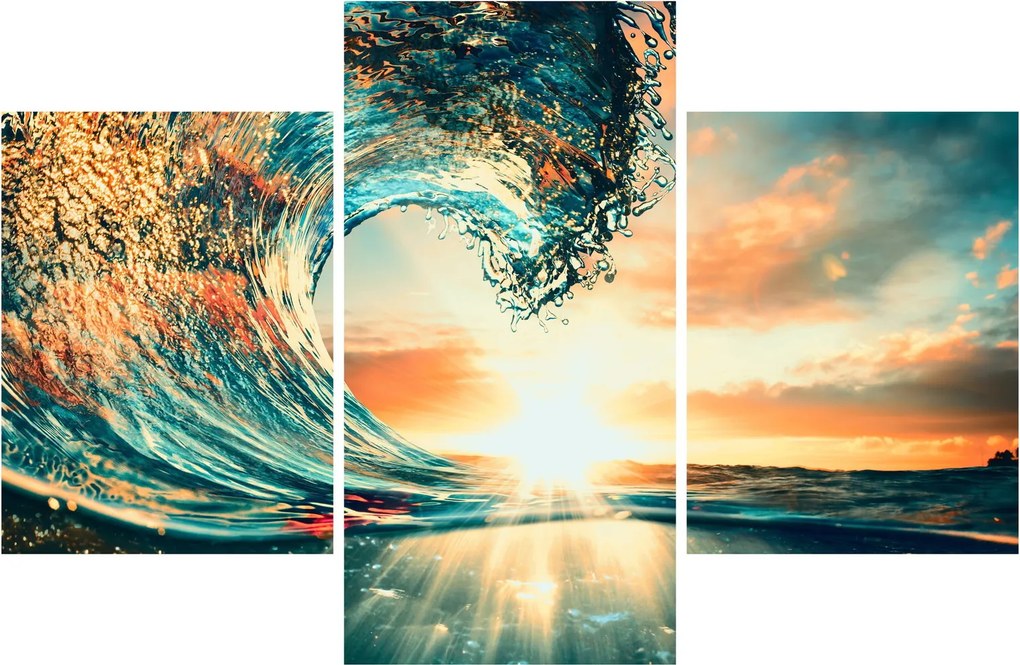 Obraz - Vlna (90x60 cm)