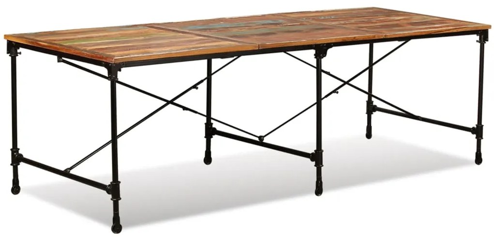 vidaXL Jedálenský stôl, recyklovaný masív 240 cm