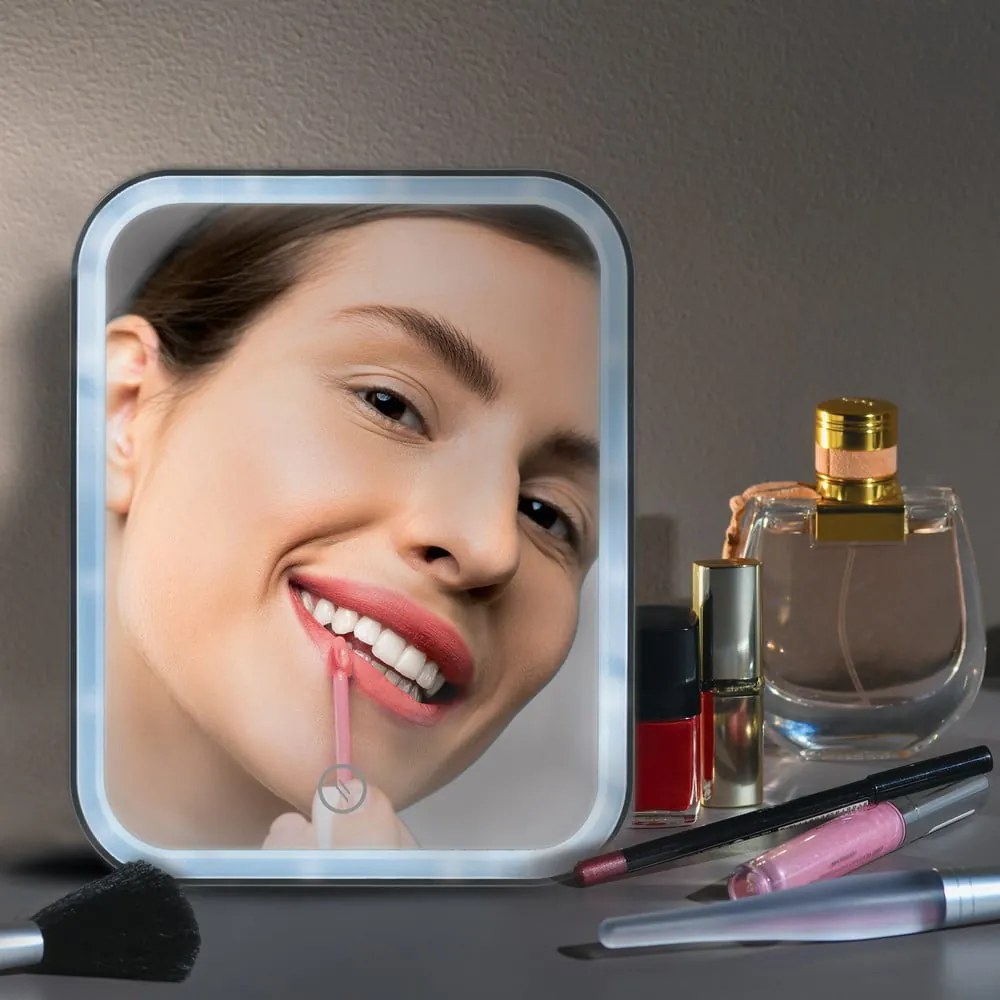 Kozmetické zrkadlo s osvetlením 15x20 cm Ania – MSV