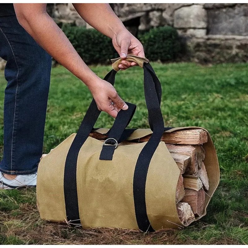 Taška na palivové drevo WOODGRIP, béžová