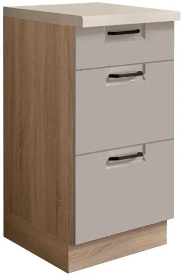 Skrinka do kuchyne Favorit 8d Sonoma/Latte