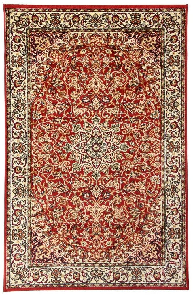 Sintelon, Kusový koberec SOLID 55 CPC, 200x300, červená, chodba / predsieň