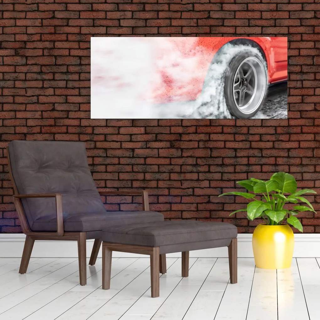 Obraz - Závodné auto (120x50 cm)