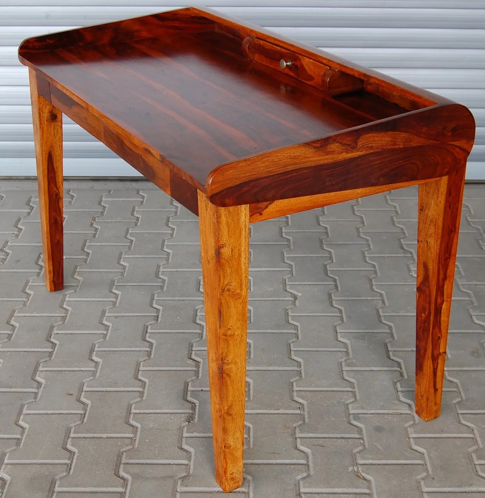 furniture-nabytek.cz - Pracovný stôl drevený z palisandru 130x85x70