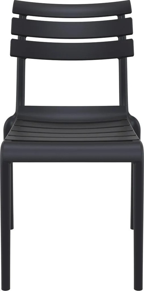 HELEN záhradná stolička bez podrúčok black